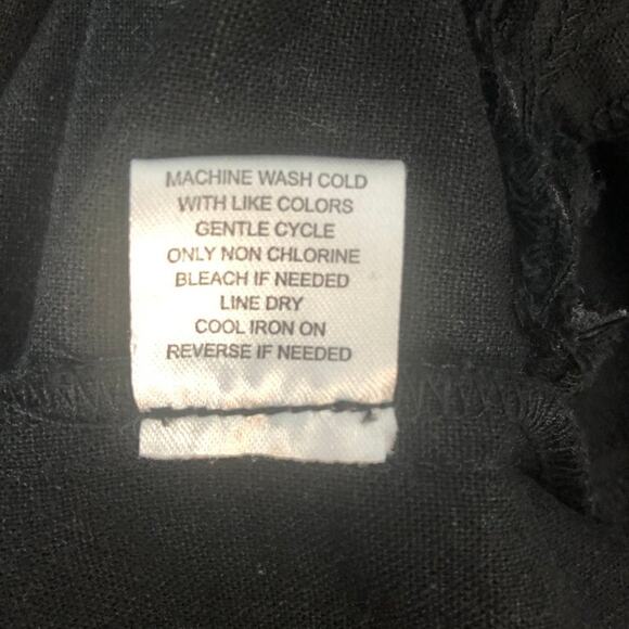 Charlotte Russe Linen Blend Black Blazer Jacket Size Small - Picture 11 of 11